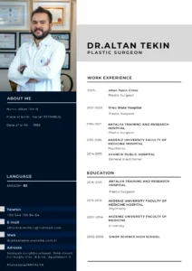 Surgeon Dr. Altan Tekin Practice